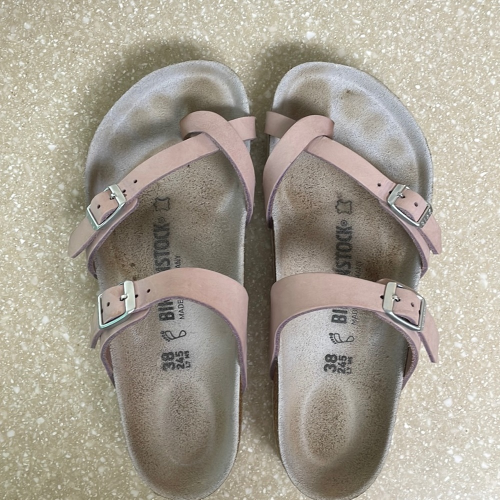 Birkenstock Mayari, lilac nubuck leather